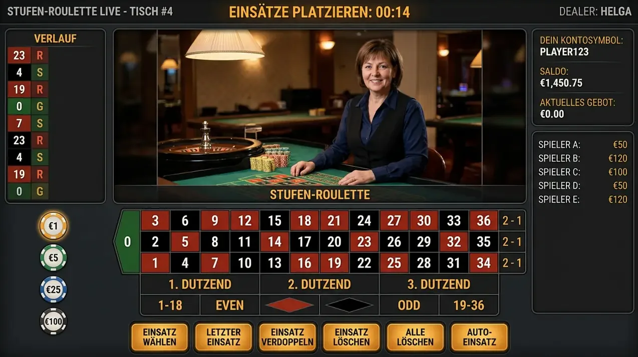 Beliebt bei Lolly Spins: Live Casino